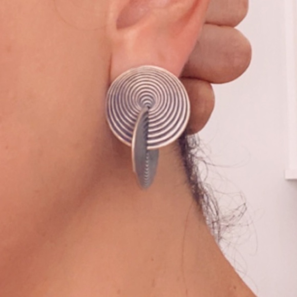 Earring Antonio Bernardo Spiral Silver